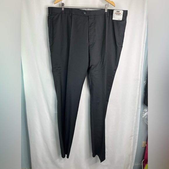 NWT Joe Joseph Abboud Dress Pants Mens 46R Blue Slim Fit Check Straight Leg GHO9 - Picture 2 of 7